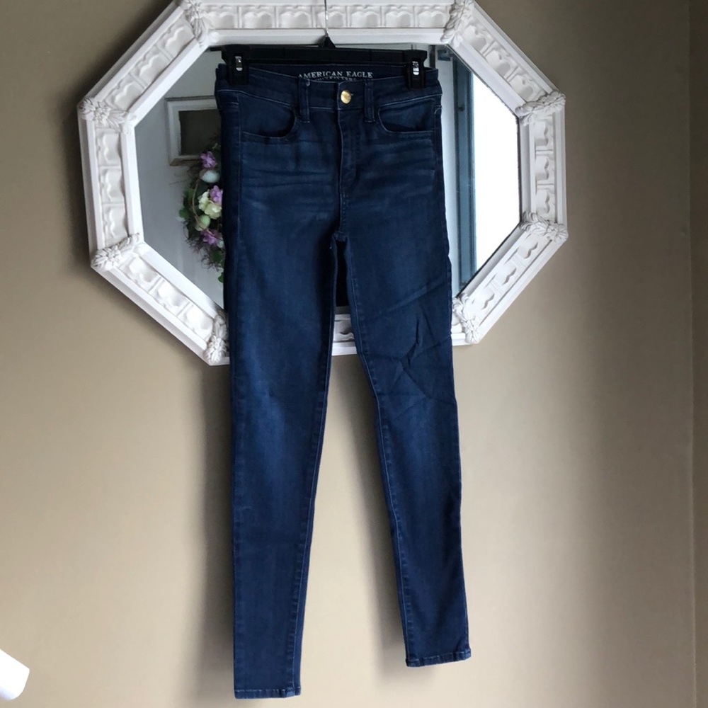 Hi-Rise Cafe denim Jegging from American Eagle